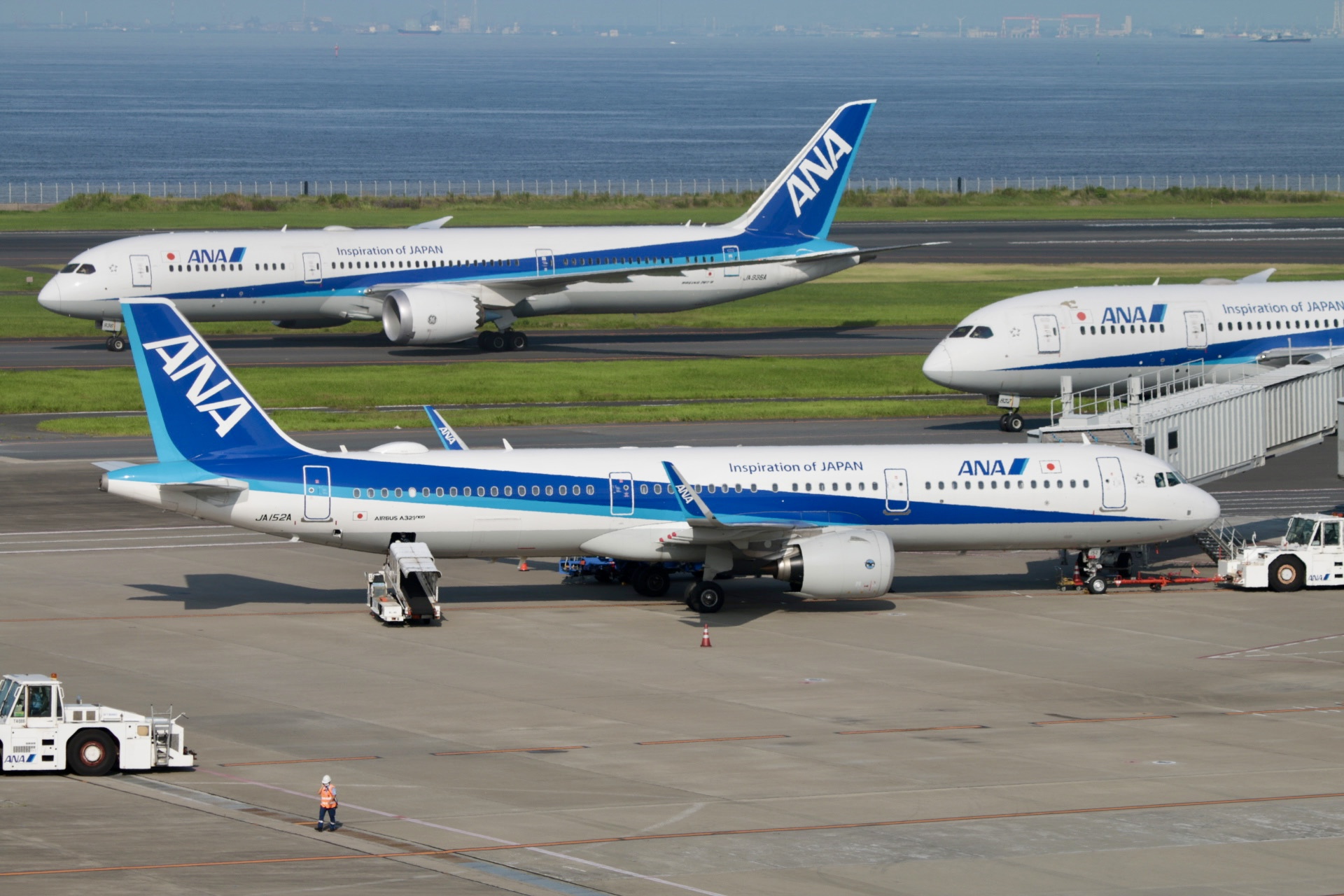 ANAの創立45周年を記念して登場した「エアバスA321」／ANA / たかみー